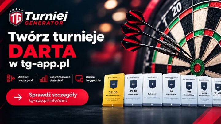 Jak zorganizować turniej darta? System, tarcze, wyniki i statystyki