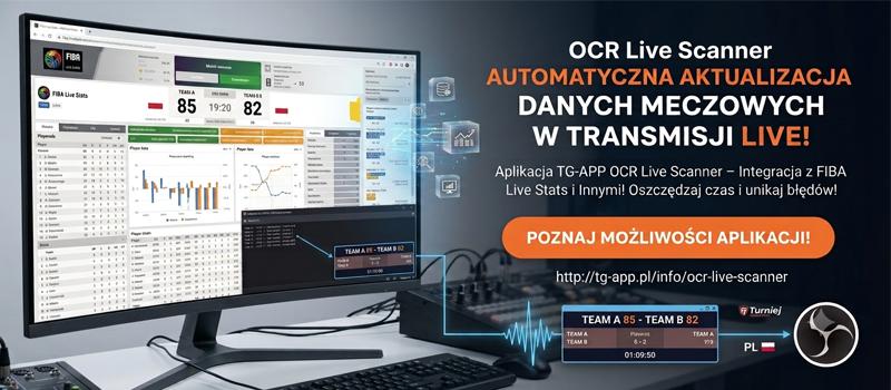 Belka wyniku w OBS – OBS scoreboard overlay z OCR Live Scanner