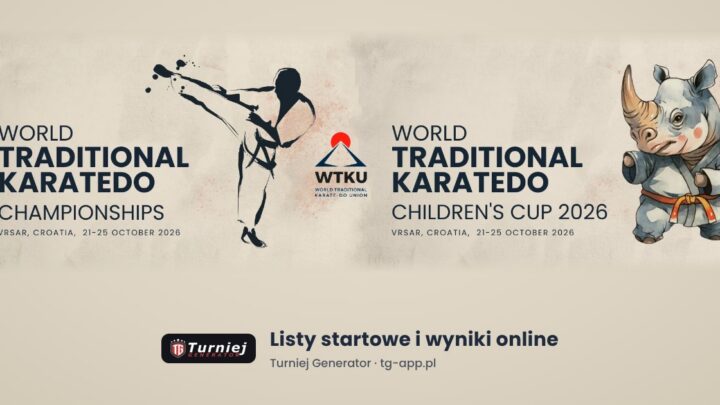 Mistrzostwa Świata w Karate Tradycyjnym 2026 w Vrsarze – wyniki i klasyfikacja medalowa WTKU