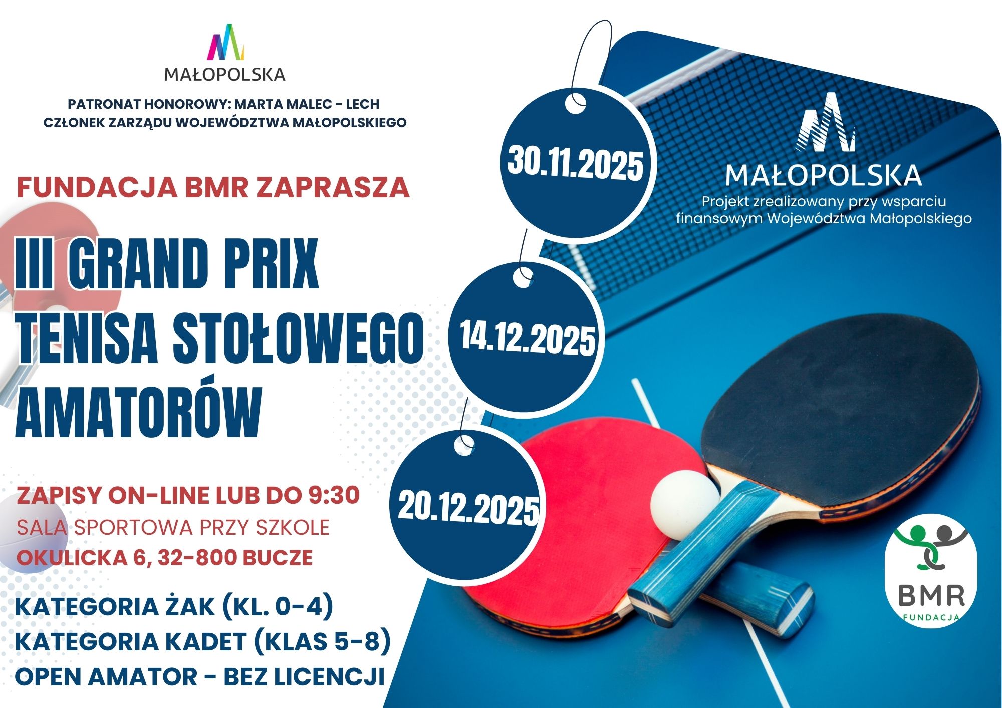 Plakat turnieju 20-12-2025 turniej nr 3